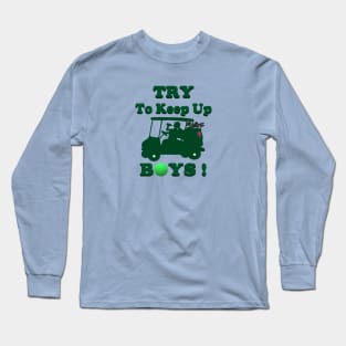 Try to Keep Up Boys Long Sleeve T-Shirt